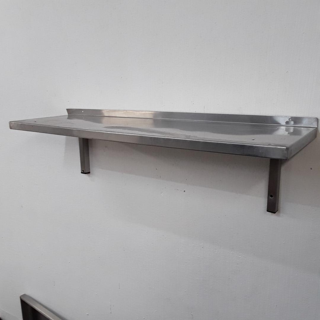 Used   Stainless Steel Wall Shelf 110cmW x 30cmD x 27cmH