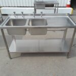 New B Grade   Stainless Steel Double Sink For Sale