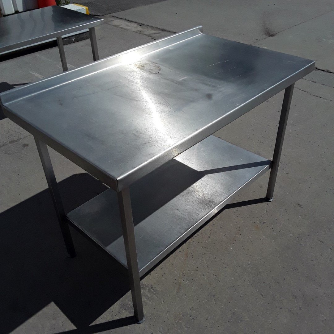 Used   Stainless Steel Table 120cmW x 72cmD x 87cmH