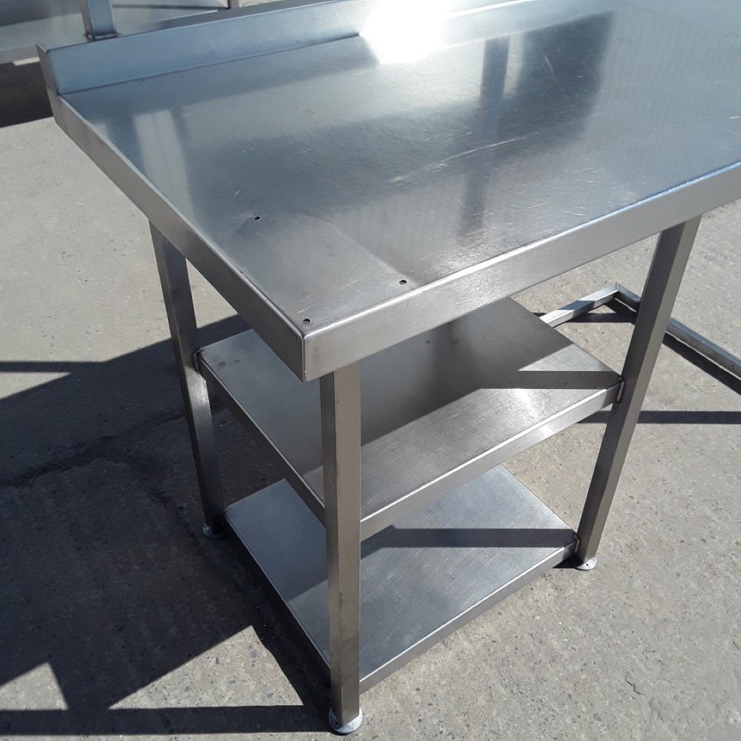Used   Stainless Steel Table 130cmW x 60cmD x 79cmH