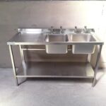 Brand New   Stainless Steel Double Sink For Sale