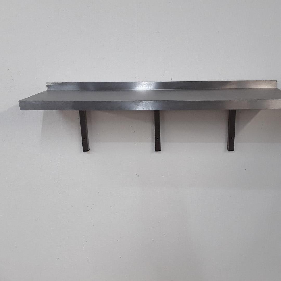 Used   Stainless Steel Wall Shelf 120cmW x 36cmD x 35cmH