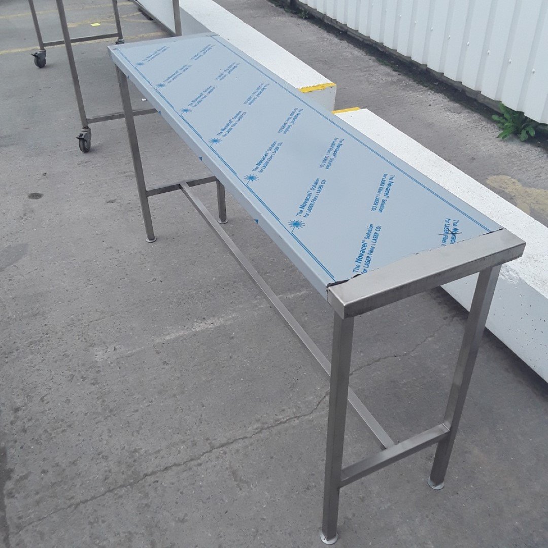 New B Grade   Stainless Steel Table 178cmW x 45cmD x 90cmH