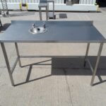 New B Grade   Stainless Steel Hand Sink Table For Sale
