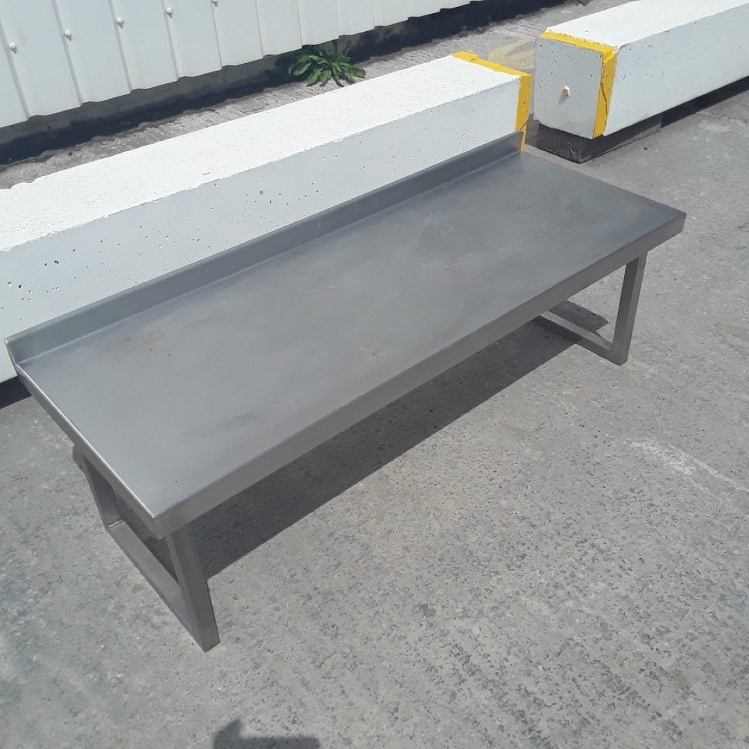 Used   Stainless Steel Gantry Shelf Stand 125cmW x 48cmD x 40cmH