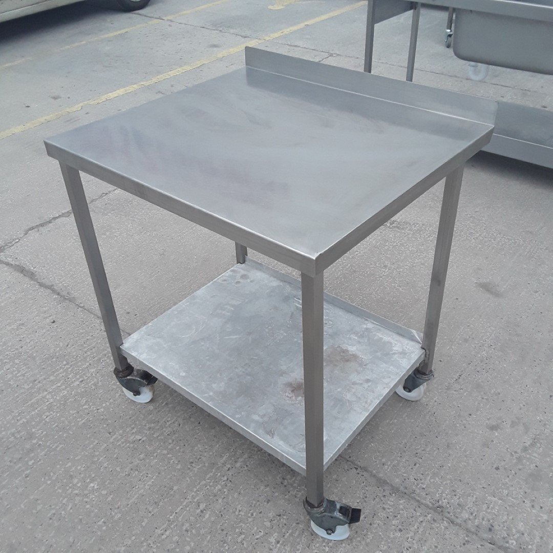 Used   Stainless Steel Table 80cmW x 70cmD x 87cmH