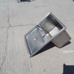 Used   Drop-in Stainless Single Sink For Sale