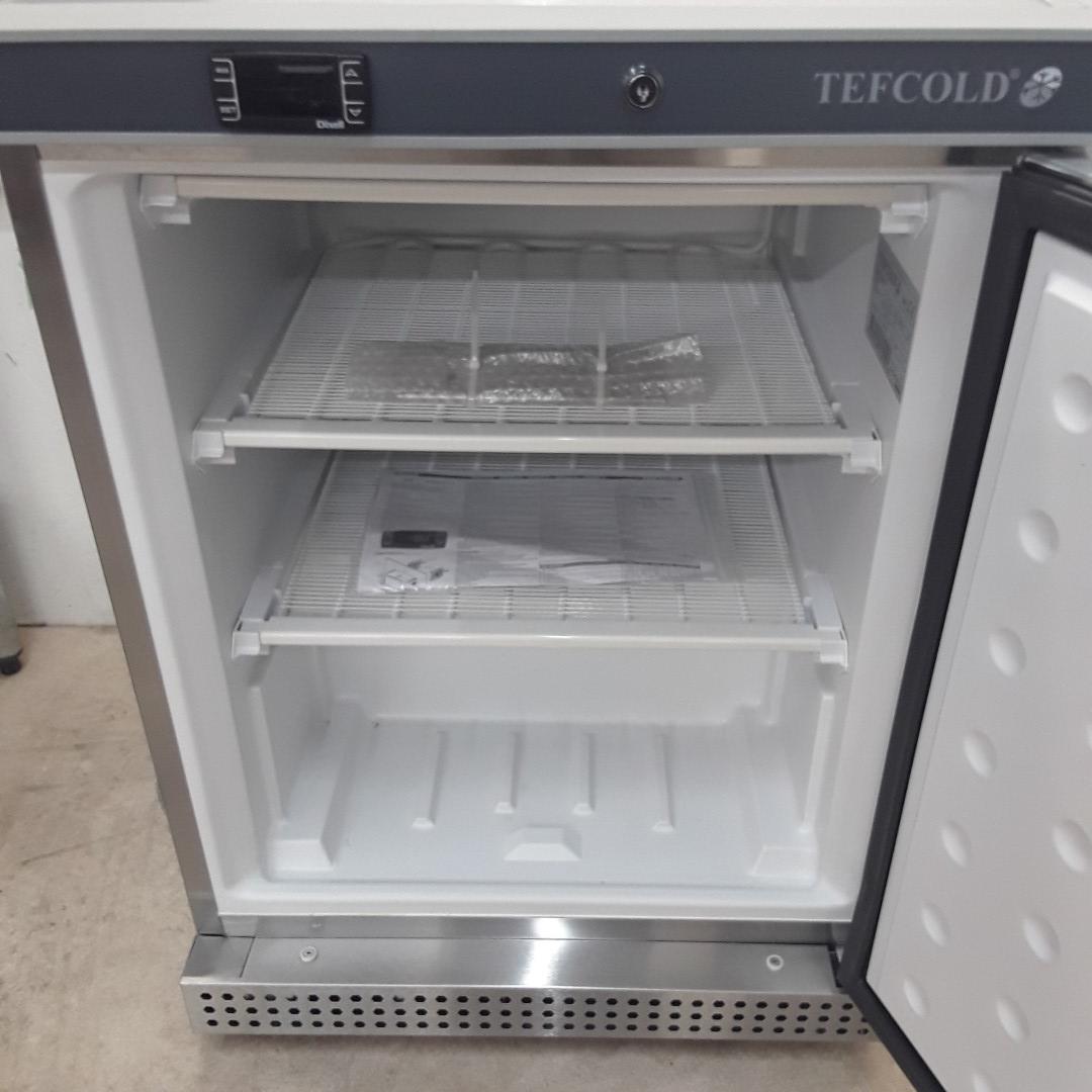 New B Grade Tefcold UF200SB Stainless Under Counter Freezer 60cmW x 59cmD x 85cmH