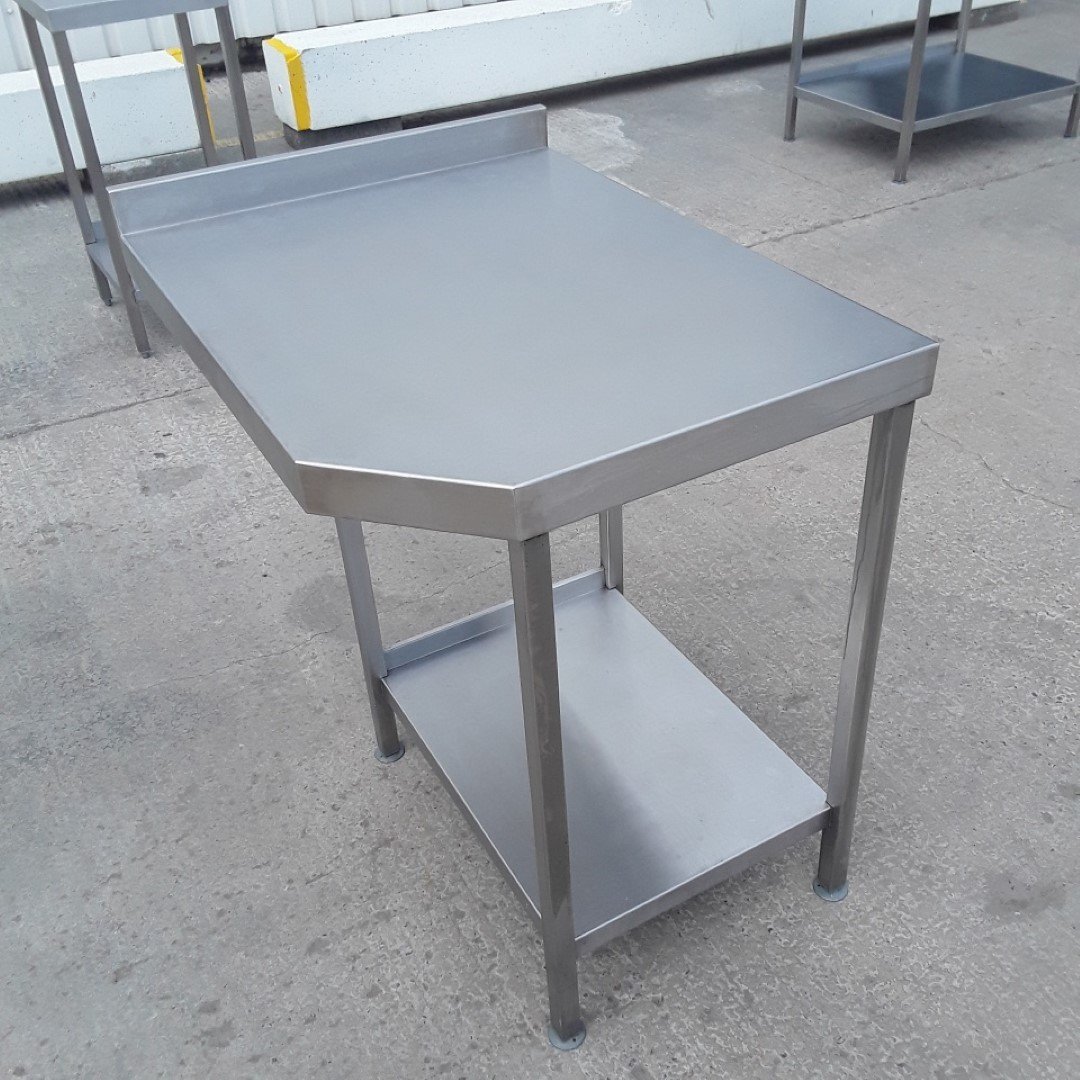 Used   Stainless Steel Table 65cmW x 85cmD x 89cmH