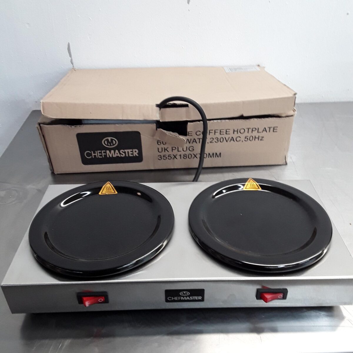 New B Grade Chefmaster HEB087 Double Coffee Hot plate For Sale