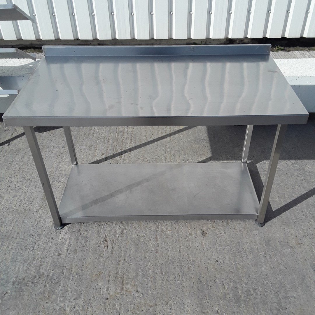 Used   Stainless Steel Table Stand 122cmW x 65cmD x 73cmH