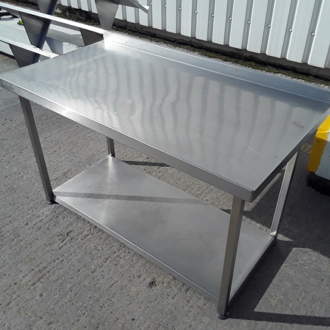 Used   Stainless Steel Table Stand 122cmW x 65cmD x 73cmH