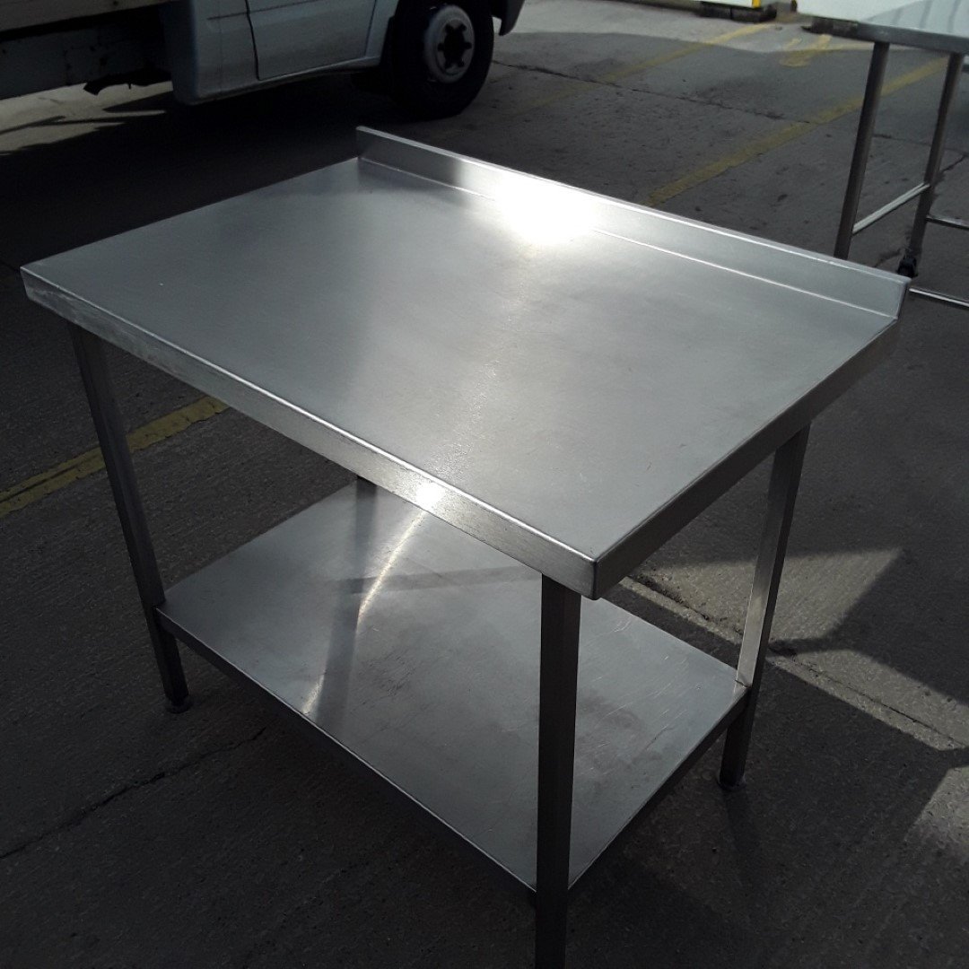 Used   Stainless Steel Table 100cmW x 65cmD x 85cmH
