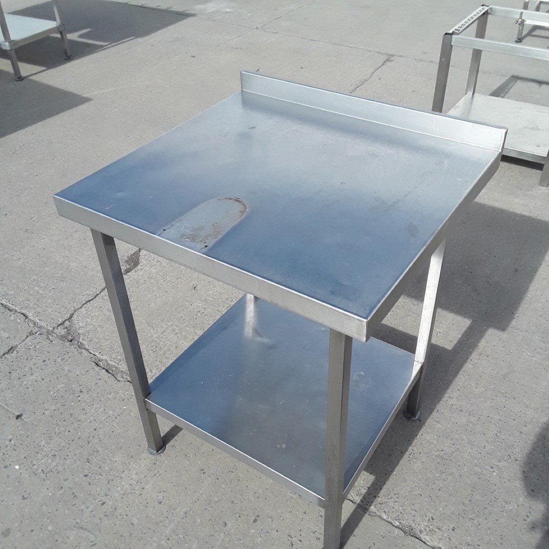 Used   Stainless Steel Table 70cmW x 56cmD x 84cmH