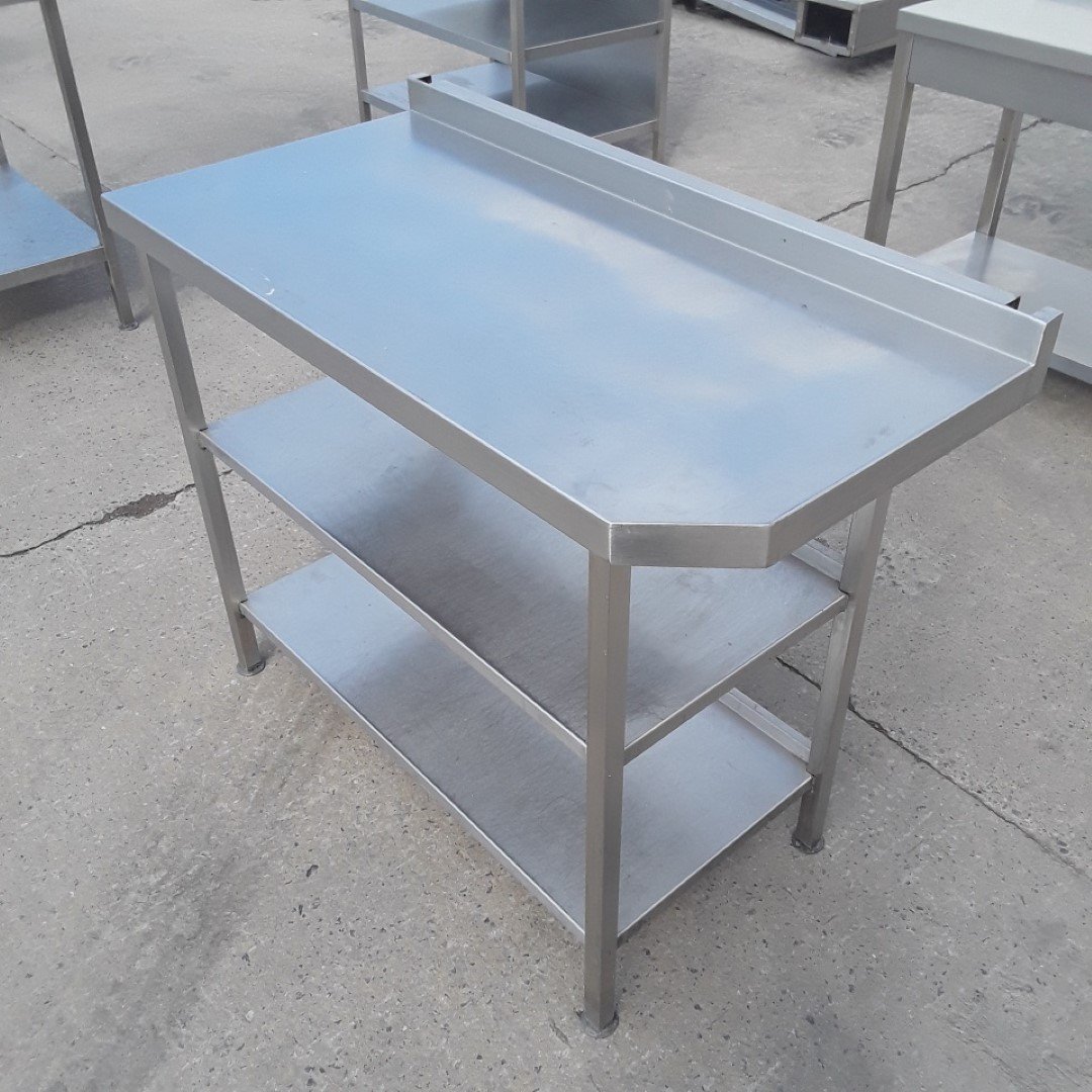 Used   Stainless Steel Table 110cmW x 55cmD x 88cmH