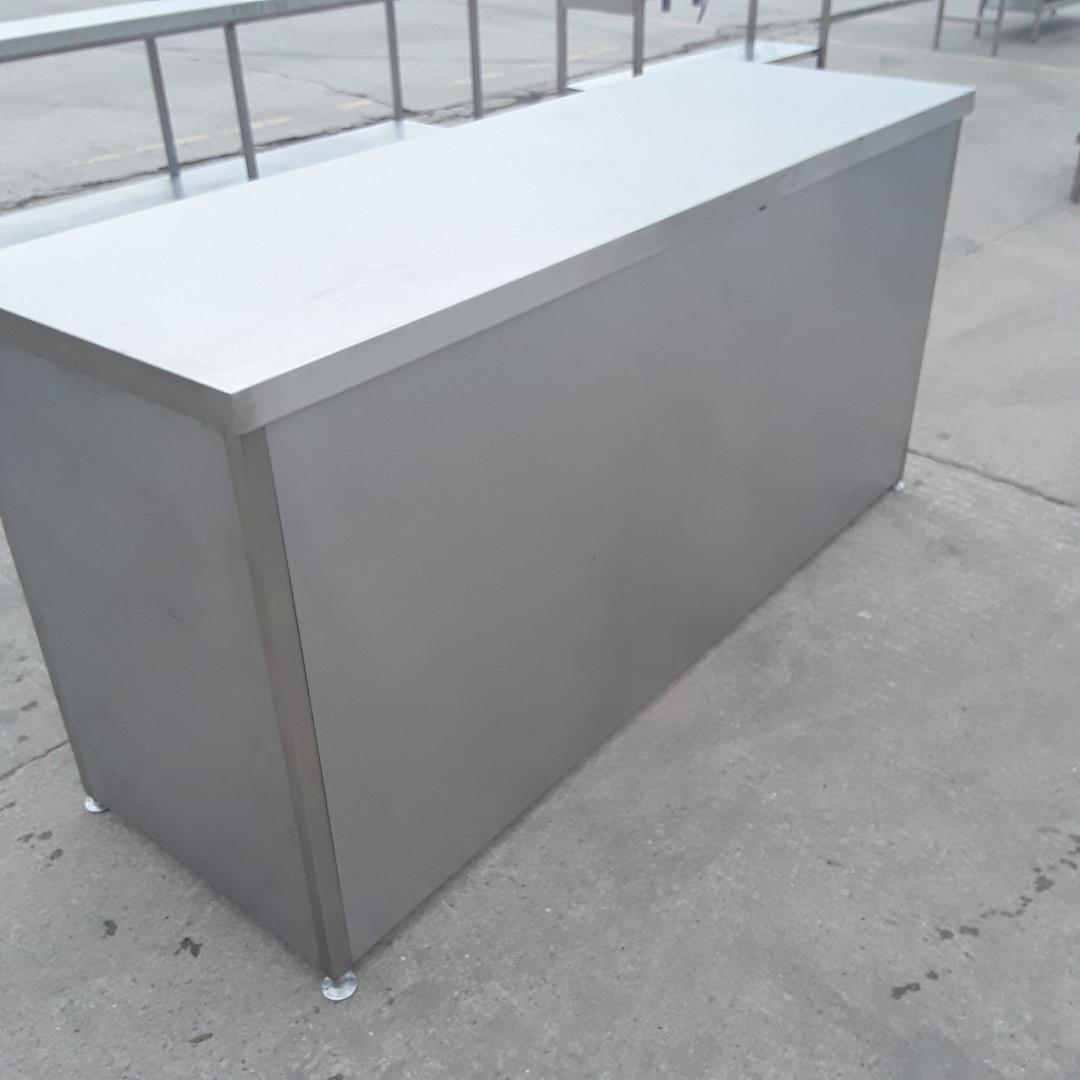 New B Grade   Stainless Steel Table 189cmW x 65cmD x 92cmH