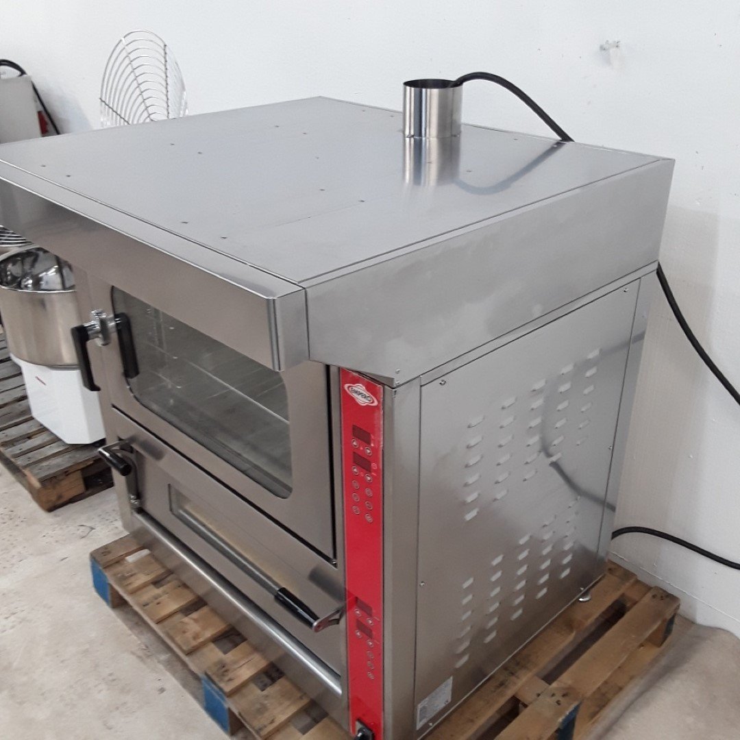 New B Grade Empero EMP.PFE.4+5 Convection Pizza Oven 103cmW x 96cmD x 120cmH