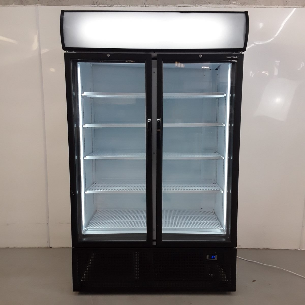 Used Tefcold FSC1200H Double Display Fridge For Sale